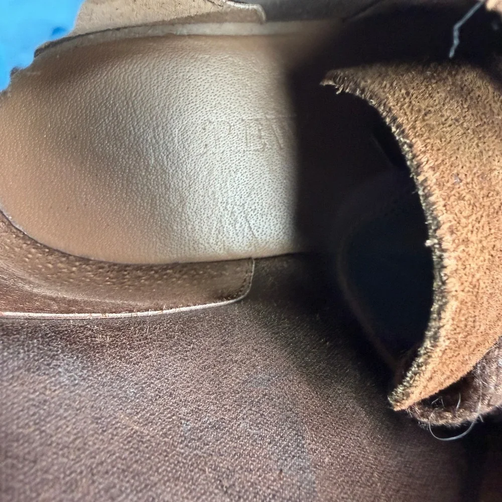J.Crew MacAlister Desert Boots Mens 8.5 Brown Suede Leather Lace Up Chukka H022